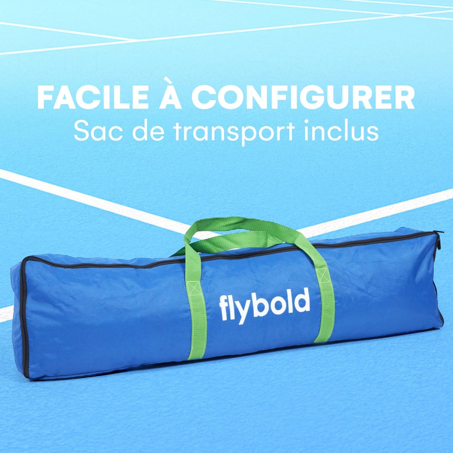 Filet de Pickleball Portable Léger et Robuste – Taille Réglementaire avec Sac de Transport