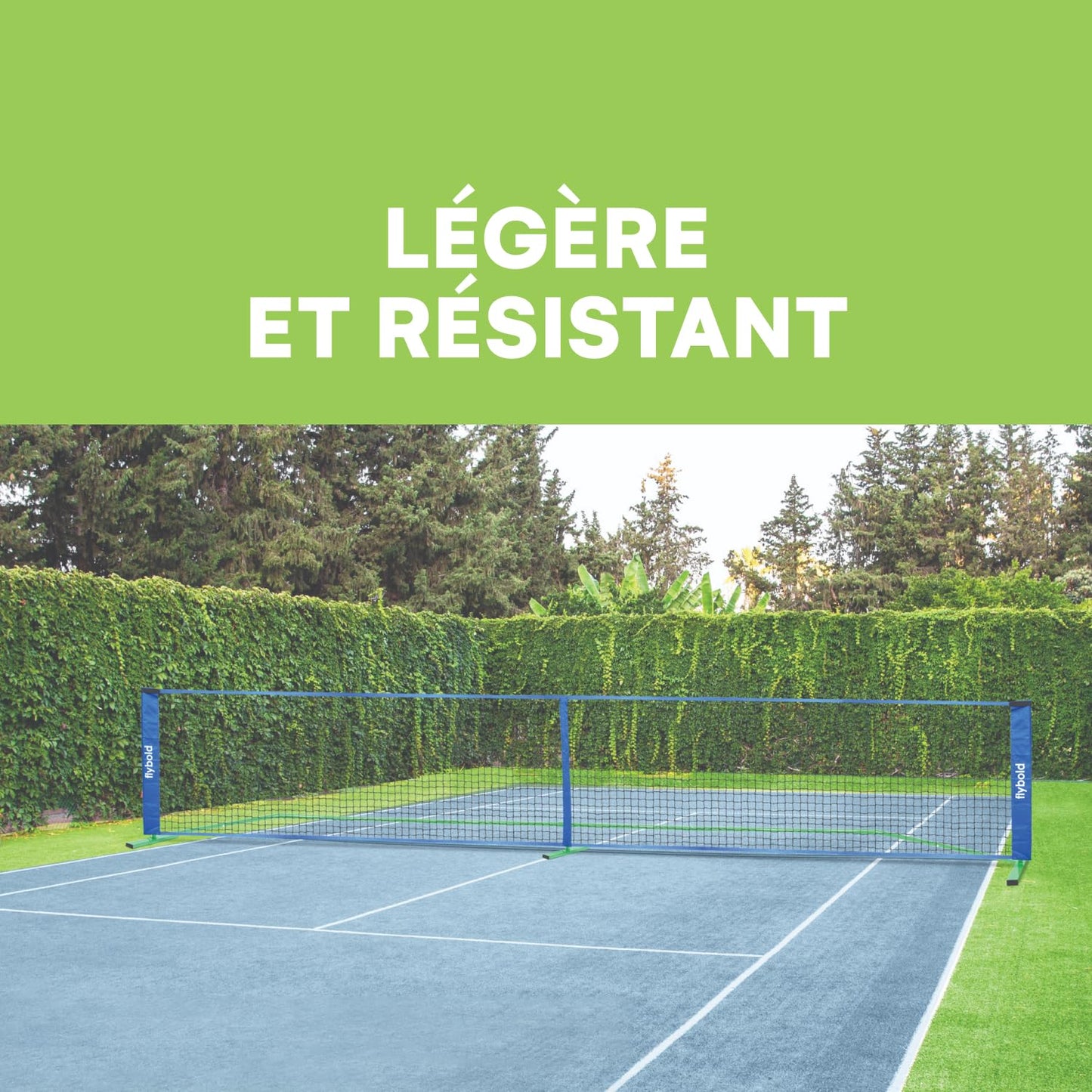 Filet de Pickleball Portable Léger et Robuste – Taille Réglementaire avec Sac de Transport