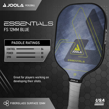 Raquette de Pickleball JOOLA avec Surface renforcée en Fibre de Verre et Noyau en polypropylène nid d'abeille – Parfaite pour Débutants avec Contrôle et Spin Précis