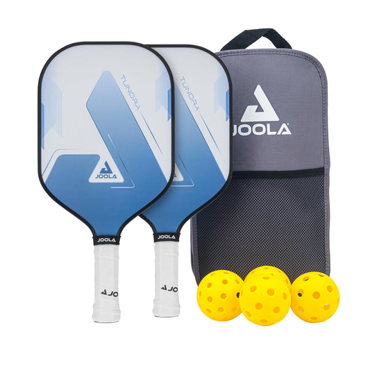 JOOLA Tundra Pickleball-Set – Premium-Pickleball-Schläger, Bälle und Tasche – Enthält 2 Schläger, 4 Bälle und eine Tasche, ideal für Gelegenheitsspieler